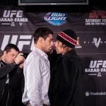 MMAnytt Renan Barao Pegado Urijah Faber Foto – Patrick Jenkinson