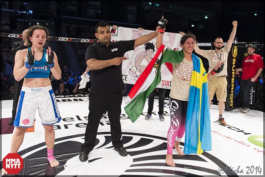 Annalisa_Bucci_vs_Pannie_Kianzad_ Superior_Challenge_X_Helsingborg_20140503_MMAnytt_foto_Micha032
