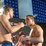 Luke Barnatt vs Sean Strickland Invägning Foto Per Häljestam