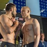 Peter Sobotta vs Pawel Pawlak Invägning Foto Per Häljestam