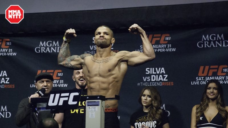UFC 183 weigh in Nick Diaz Anderson Silva MMAnytt.se Daniel Patinkin-28 thiago alves