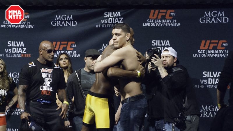 UFC 183 weigh in Nick Diaz Anderson Silva MMAnytt.se Daniel Patinkin-50 Nick diaz anderson silva