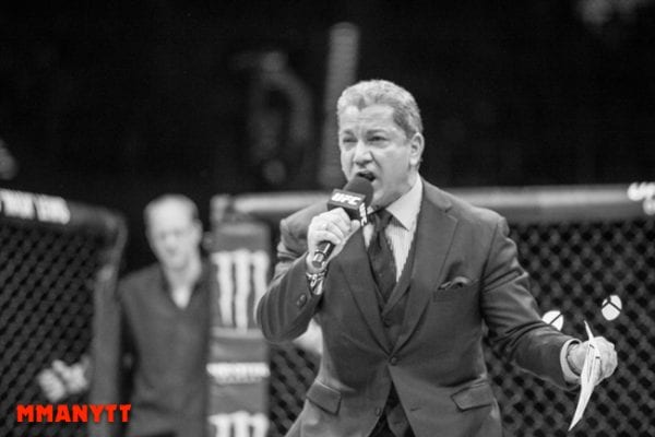 UFC Fight Night Krakow. Bruce Buffer. Foto Mazdak Cavian-12
