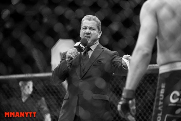 UFC Fight Night Krakow. Bruce Buffer. Foto Mazdak Cavian-28