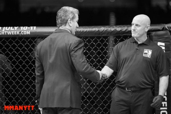 UFC Fight Night Krakow. Bruce Buffer. Foto Mazdak Cavian-43