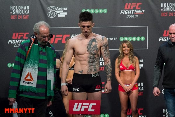 Norman Parke UFC Fight Night 76 Weigh in Dublin MMAnytt Photo Mazdak Cavian-69