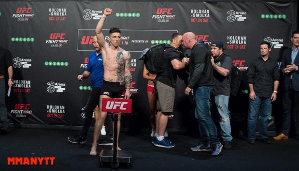 Norman Parke UFC Fight Night 76 Weigh in Dublin MMAnytt Photo Mazdak Cavian-75