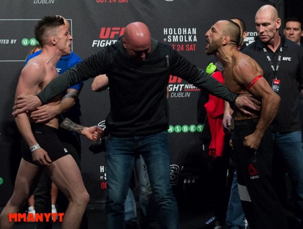 Norman Parke vs. Reza Madadi UFC Fight Night 76 Weigh in Dublin MMAnytt Photo Mazdak Cavian-72