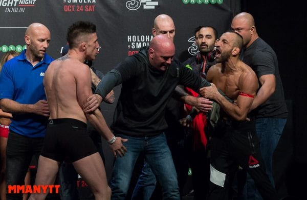 Norman Parke vs. Reza Madadi UFC Fight Night 76 Weigh in Dublin MMAnytt Photo Mazdak Cavian-74