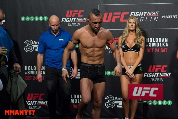 Reza Madadi UFC Fight Night 76 Weigh in Dublin MMAnytt Photo Mazdak Cavian-62