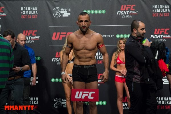 Reza Madadi UFC Fight Night 76 Weigh in Dublin MMAnytt Photo Mazdak Cavian-65