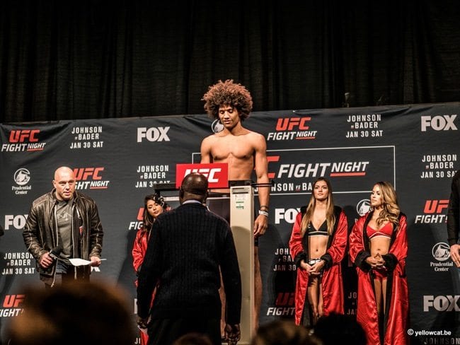 UFC ON FOX 18 – New Jersey Alex Caceres Weigh-in MMAnytt.se Copyright Yellowcat.be