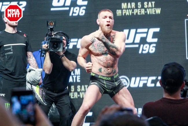 UFC 196 Conor McGregor LAS VEGAS MGM Weigh ins MEDIADAY OPEN WORKOUT 2016 PHOTO MAZDAK CAVIAN MEDIADAY FIGHT-40