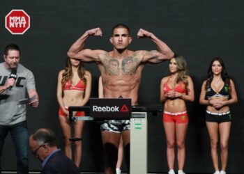 UFC 197 Anthony Pettis MMAnytt.se UFC weigh-in 2016-04-21 las vegas nevada mgm PHOTO MAZDAK CAVIAN_-20