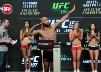 UFC 197 Demetrious Johnson MMAnytt.se UFC weigh-in 2016-04-21 las vegas nevada mgm PHOTO MAZDAK CAVIAN_-32