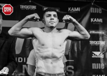 Scandinavian Fight Nights 1 Amir Albazi Solna hallen weighins mmanytt mazdak cavian photo-3