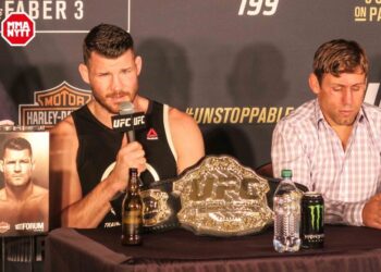 Michael Bisping Urijah Faber UFC 199 Los Angeles 20160605 MMAnytt.se-70