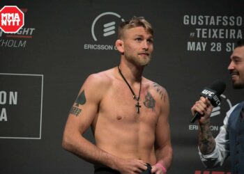 UFC Sweden 2017 weigh-in Alexander Gustafsson vs Glover Teixeira mmanytt-100