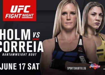 UFC Fight Night 111 Singapore Holly Holm Bethe Correia MMAnytt