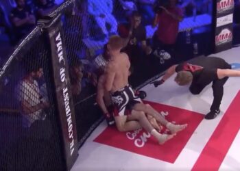 MMAnytt Nashkho Galaev gets choked unconscious, comes back to KO opponent at ACB 64