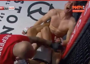 Rousimar Palhares Heel Hook Submission Alexei Ivanov Fight Nights Global FNG MMA MMAnytt