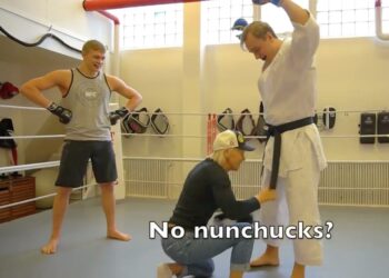 MMA vs Karate – Oliver Enkamp vs Jesse Enkamp sparring MMAnytt