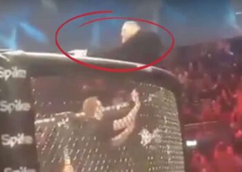 Conor McGregor slaps official Bellator 187 Dublin Ireland MMAnytt