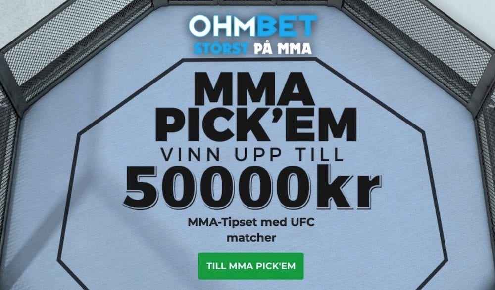 UFC Pick’Em Ohmbet