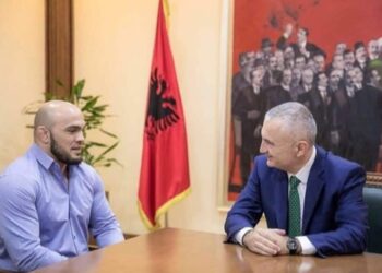 Ilir Latifi UFC MMA President of Albania, Ilir Meta MMAnytt
