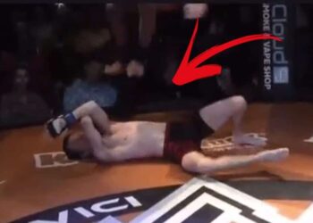 V3 Fights 68 Brian Hall Jeremy Rogers MMA Flying Stomp Video MMAnytt