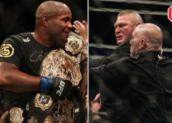 Daniel Cormier Brock Lesnar DC Champ Champ UFC 226 MMA WWE MMAnytt