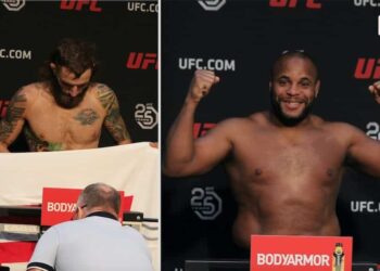 Michael Chiesa Daniel Cormier UFC 226 Weigh in MMA MMAnytt