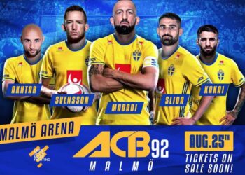 Reza Madadi Martin Akhtar Sirwan Kakai Franz Slioa Jonathan Svensson ACB 92 Malmo