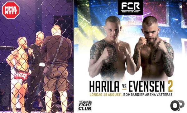 Kenneth Evensen Tobias Harila FCR Fight Club Rush 3 MMAnytt