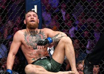 Conor McGregor efter förlusten mot Khabib Nurmagomedov på UFC 229.