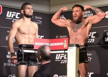 Khabib Nurmagomedov Conor McGregor UFC 229 Weigh In MMAnytt