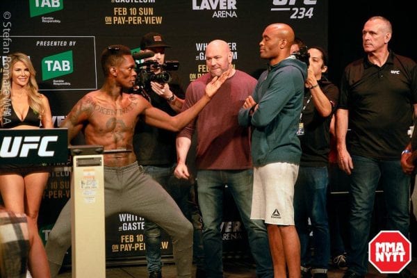 Israel Adesanya vs Anderson Silva UFC 234 MMAnytt