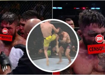 Vicente Luque Mike Perry UFC Uruguay Viaplay Screenshot