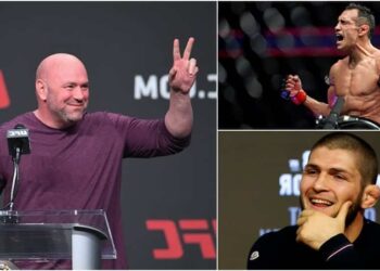dana white khabib tony ferguson