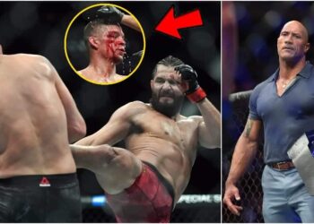 Jorge Masvidal Nate Diaz Dwayne The Rock Johnson UFC 244 Foto USA TODAY Sports