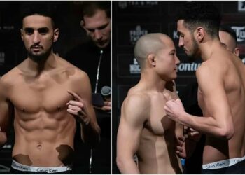 Hamza Bougamza Binh Son Le AK Fighting Championship 3 Foto MMAnytt