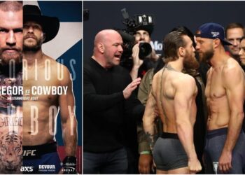 Conor McGregor Donald Cerrone Foto UFC Poster _ USA TODAY Sports