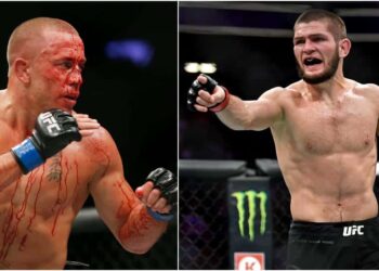 Georges St-Pierre Khabib Nurmagomedov Noah K Murray Stephen R Sylvanie USA Today Sports