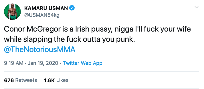 Kamaru Usman Conor McGregor