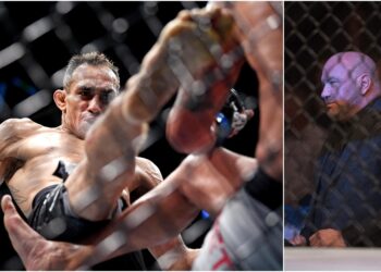 Tony Ferguson Dana White Foto USA TODAY Sports