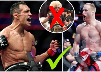 Tony Ferguson Justin Gaethje Khabib Nurmagomedov Foto USA TODAY Sports