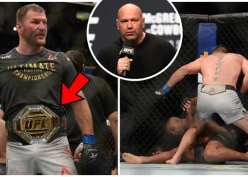 Stipe Miocic Dana White Daniel Cormier Foto USA TODAY Sports