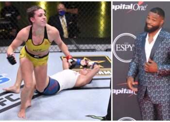 UFC löner Tyron Woodley Mackenzie Dern
