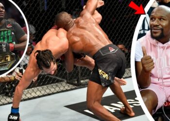 Kamaru Usman Floyd Mayweather Foto USA TODAY Sports