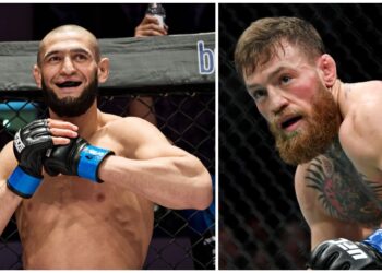 Khamzat Chimaev Conor McGregor Foto BRAVE CF _ USA TODAY Sports